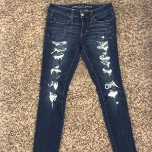 American Eagle ripped jeans